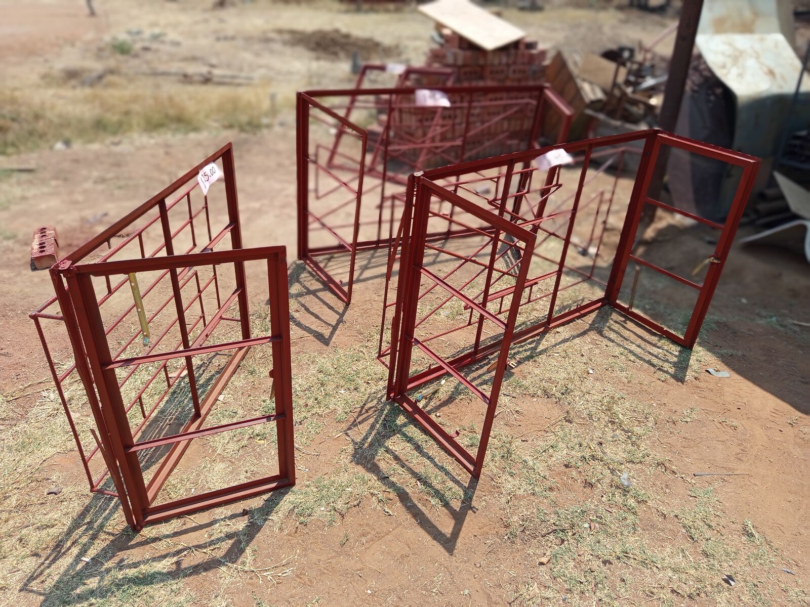 Custom security-bar systems and metal frames