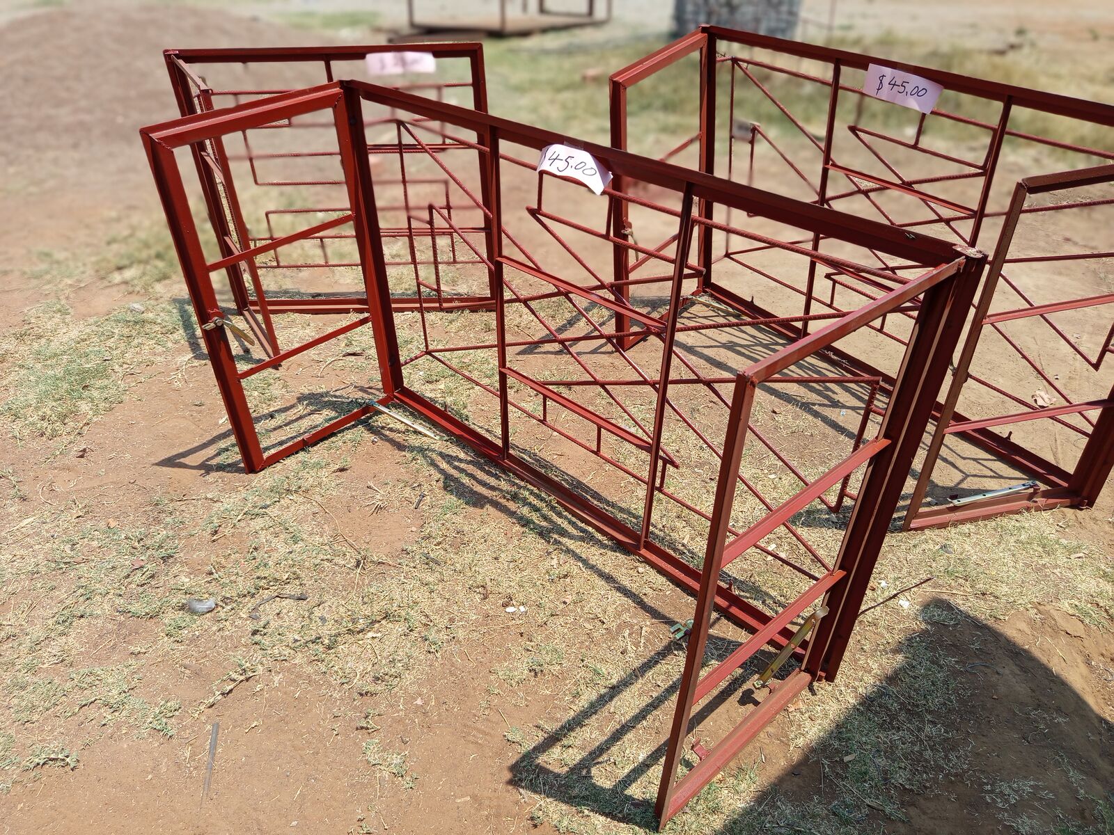 High-quality door frames and window frames ready for installation