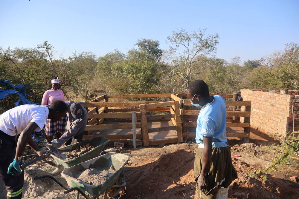 Gilbert, Simba, and Matibi Nook Learners Build New Livestock Pens