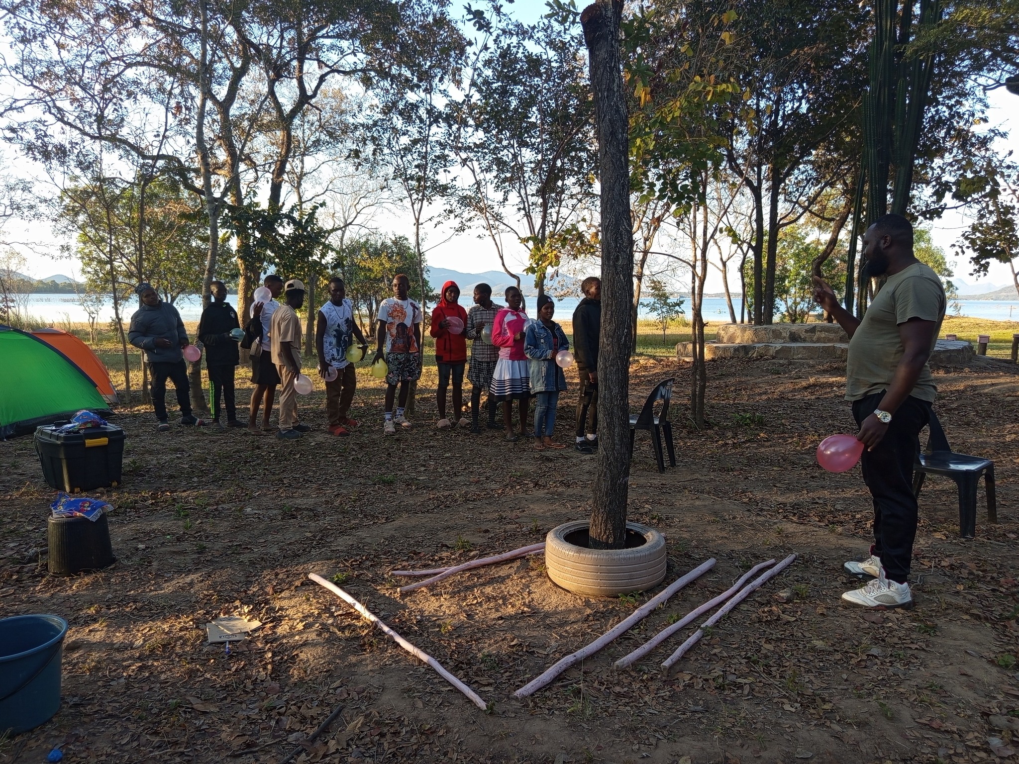Participants getting to know each other